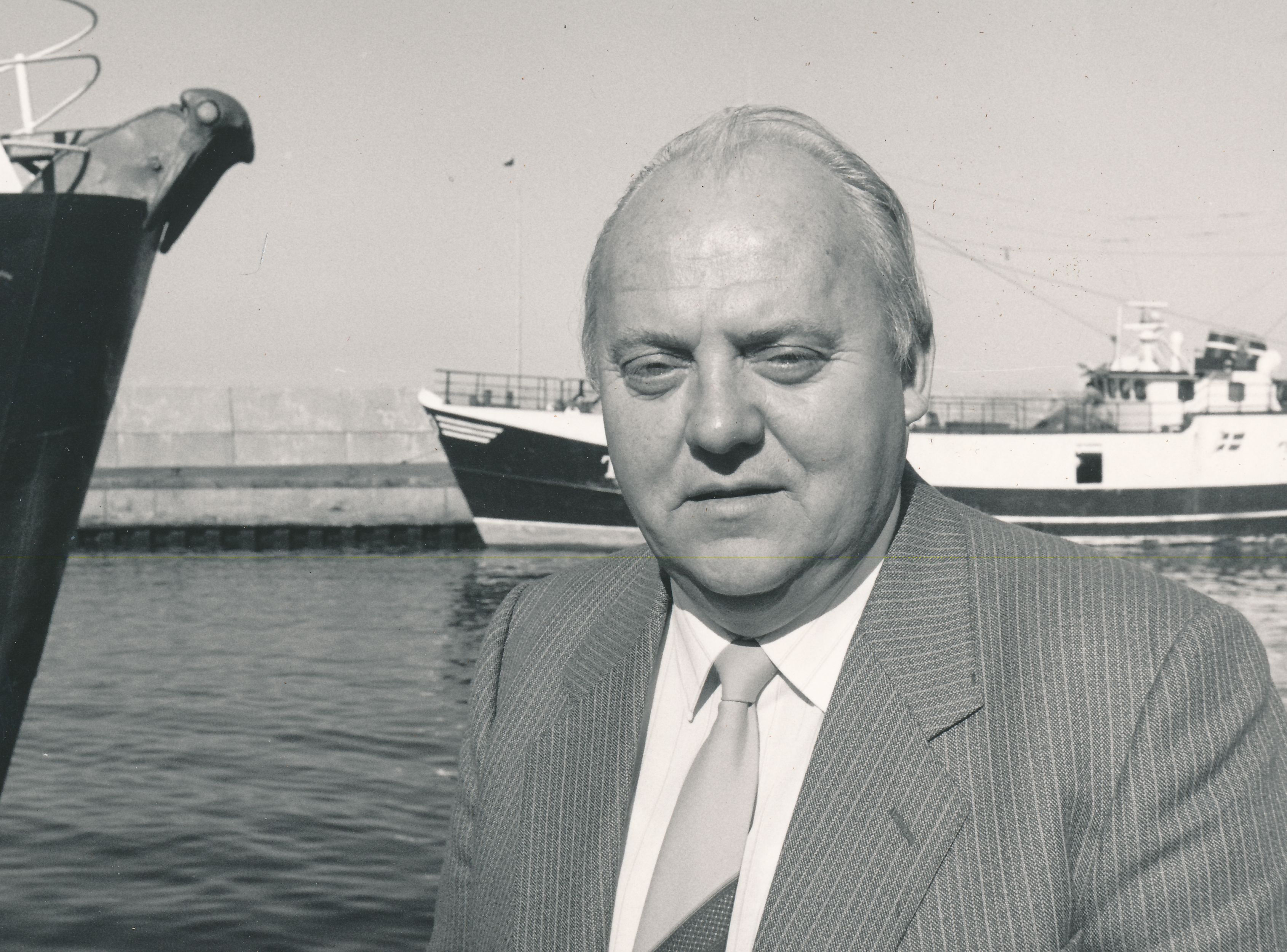 02 Matrnr 10bc Til nekrolog Hanstholm 1987 Henning Bak Pedersen Ny formand for Hanstholm havns Fiskeriforening