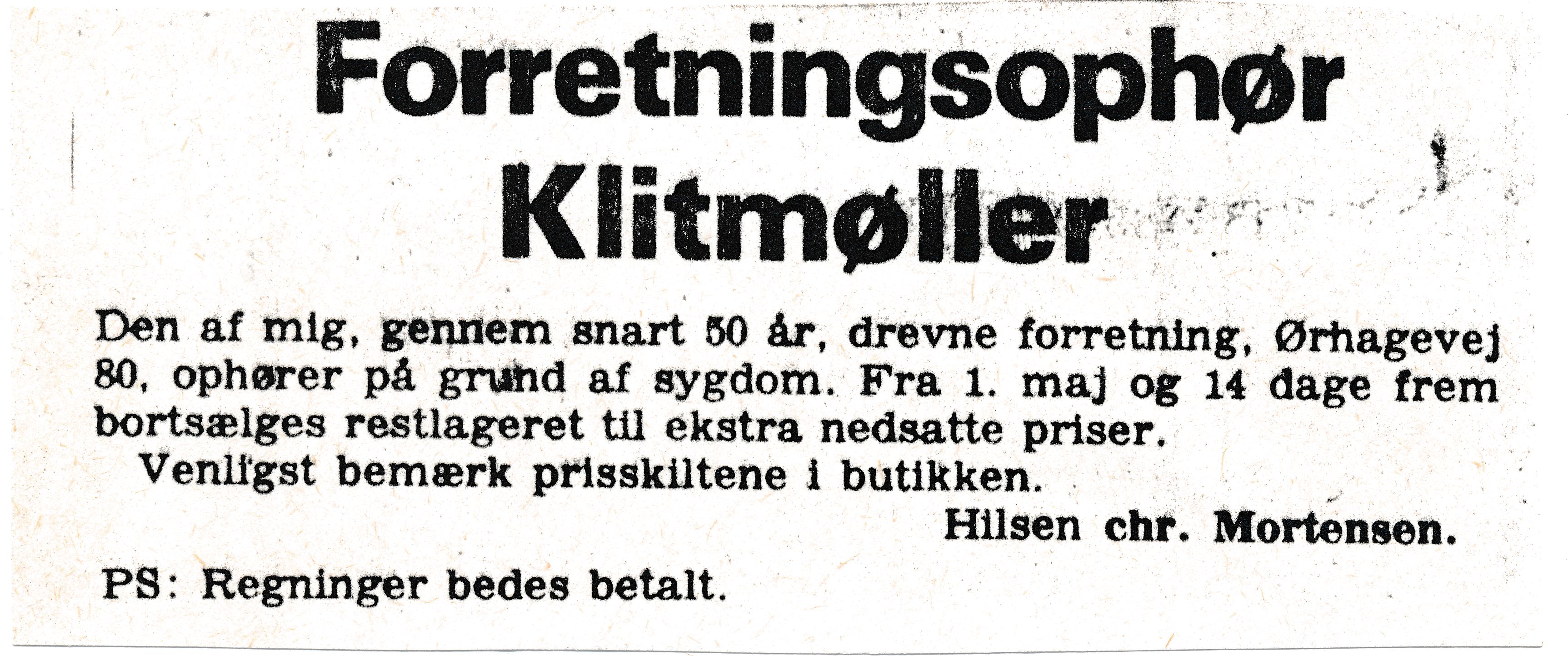 Matrnr 10u Annonce om ophr