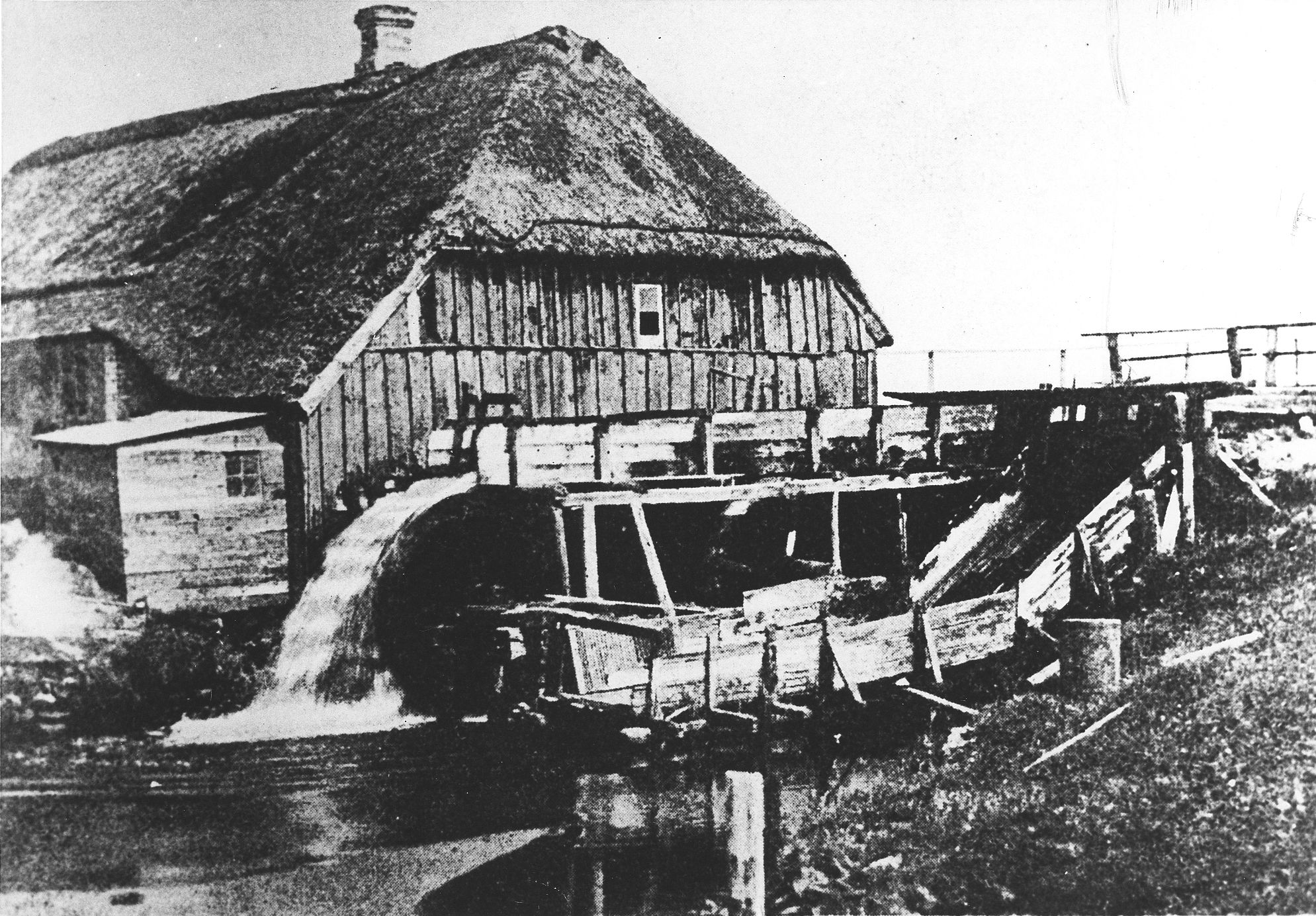 Matrnr 36 Øster Mølle kort før nedrivningen i 1893