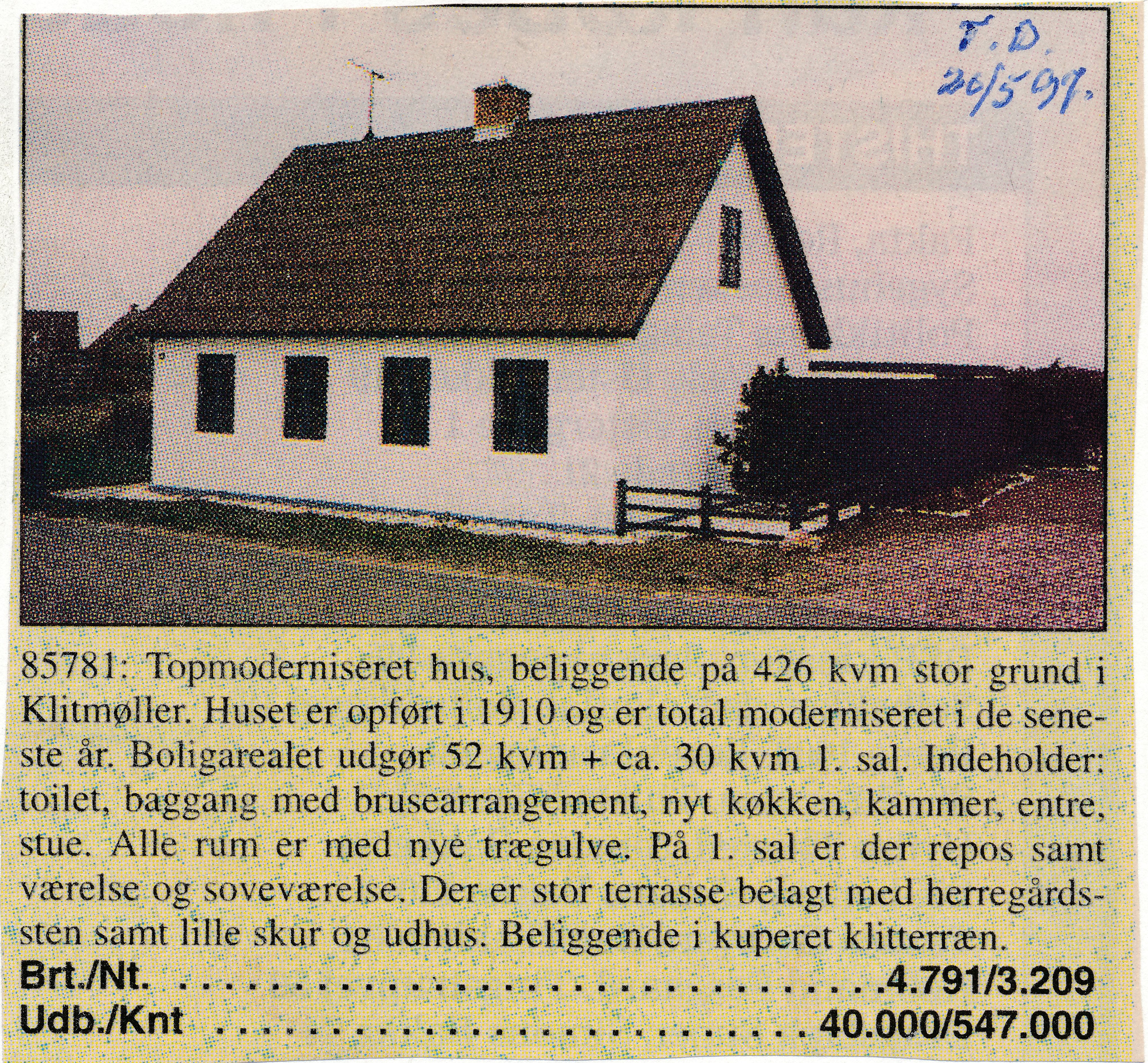 Matrnr 36f Salgsannonce