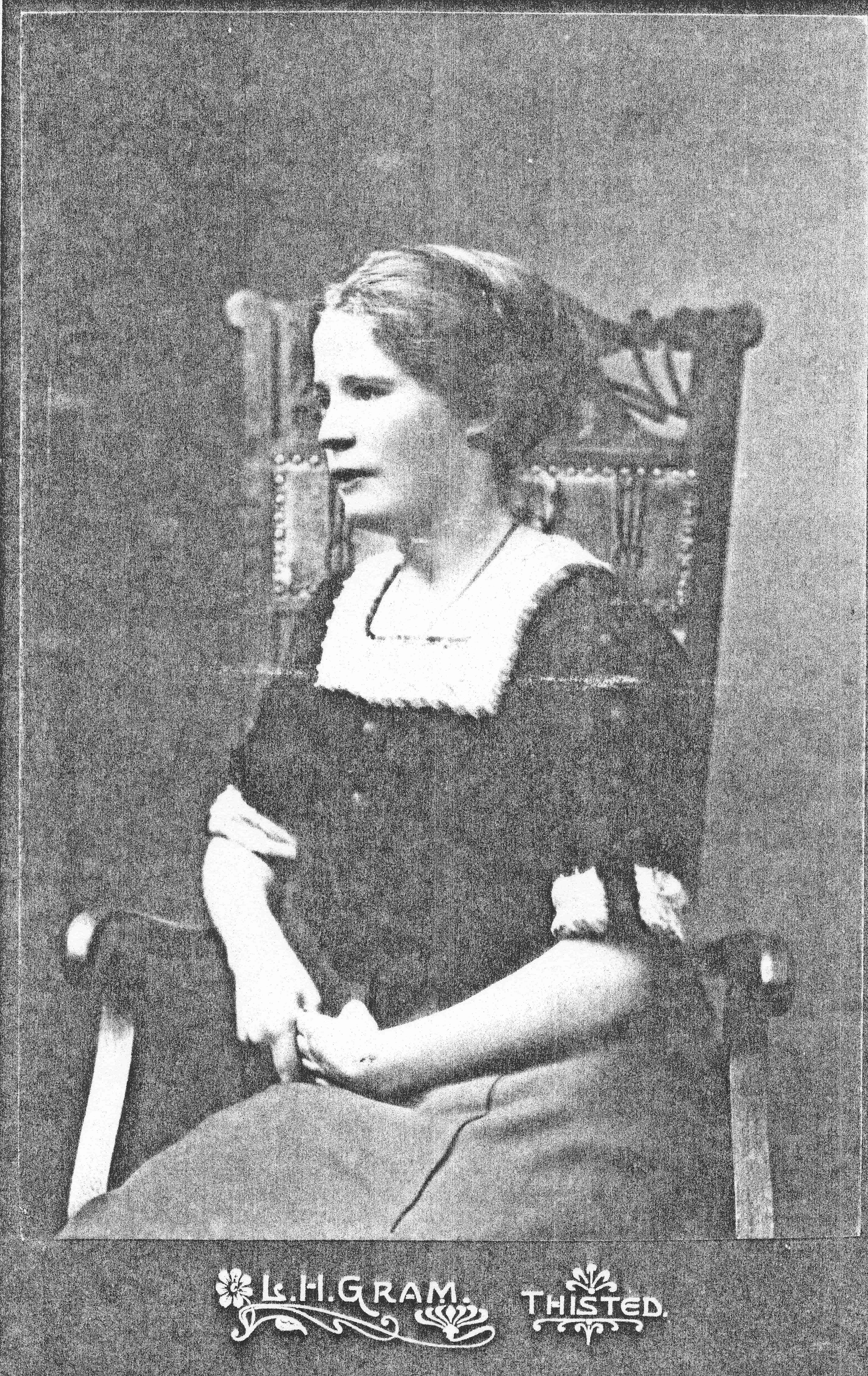 Matrnr 38h Olga Edith Mortensen f Thousig Mller