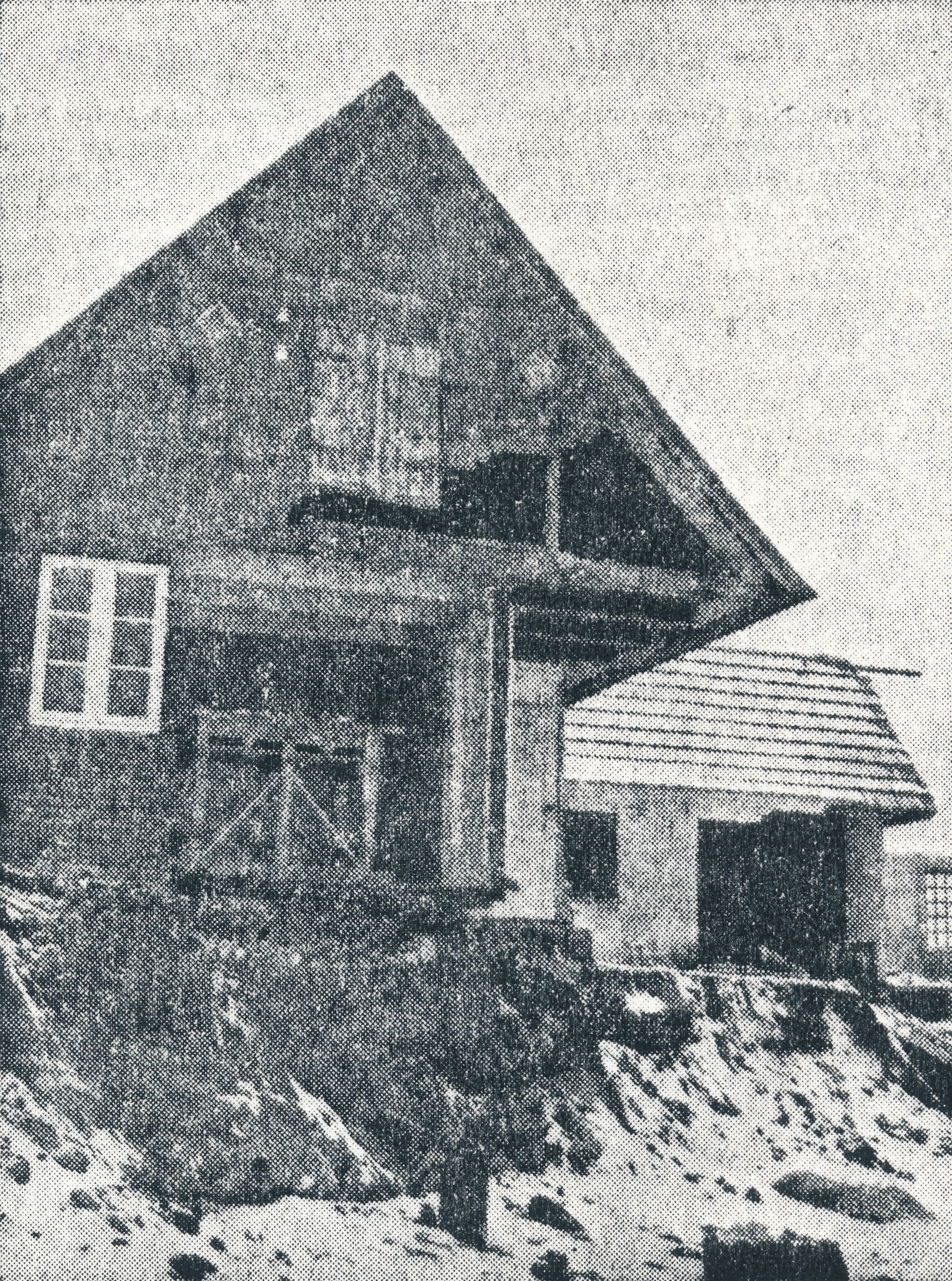 05 Matrnr 40 Bunck Madsens hus set fra stranden 15 01 1955
