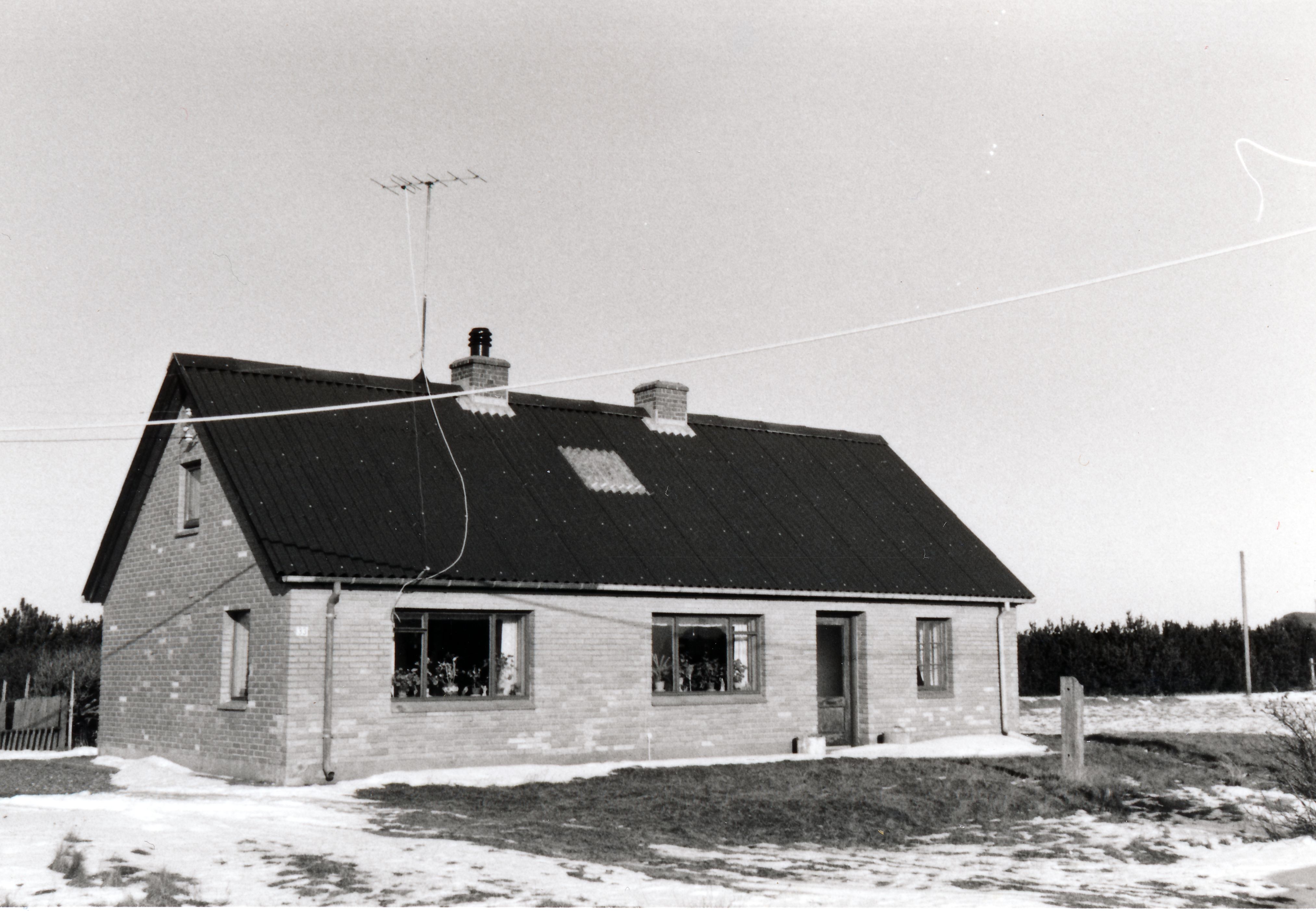 Matrnr 53c Huset i vinteren 1985