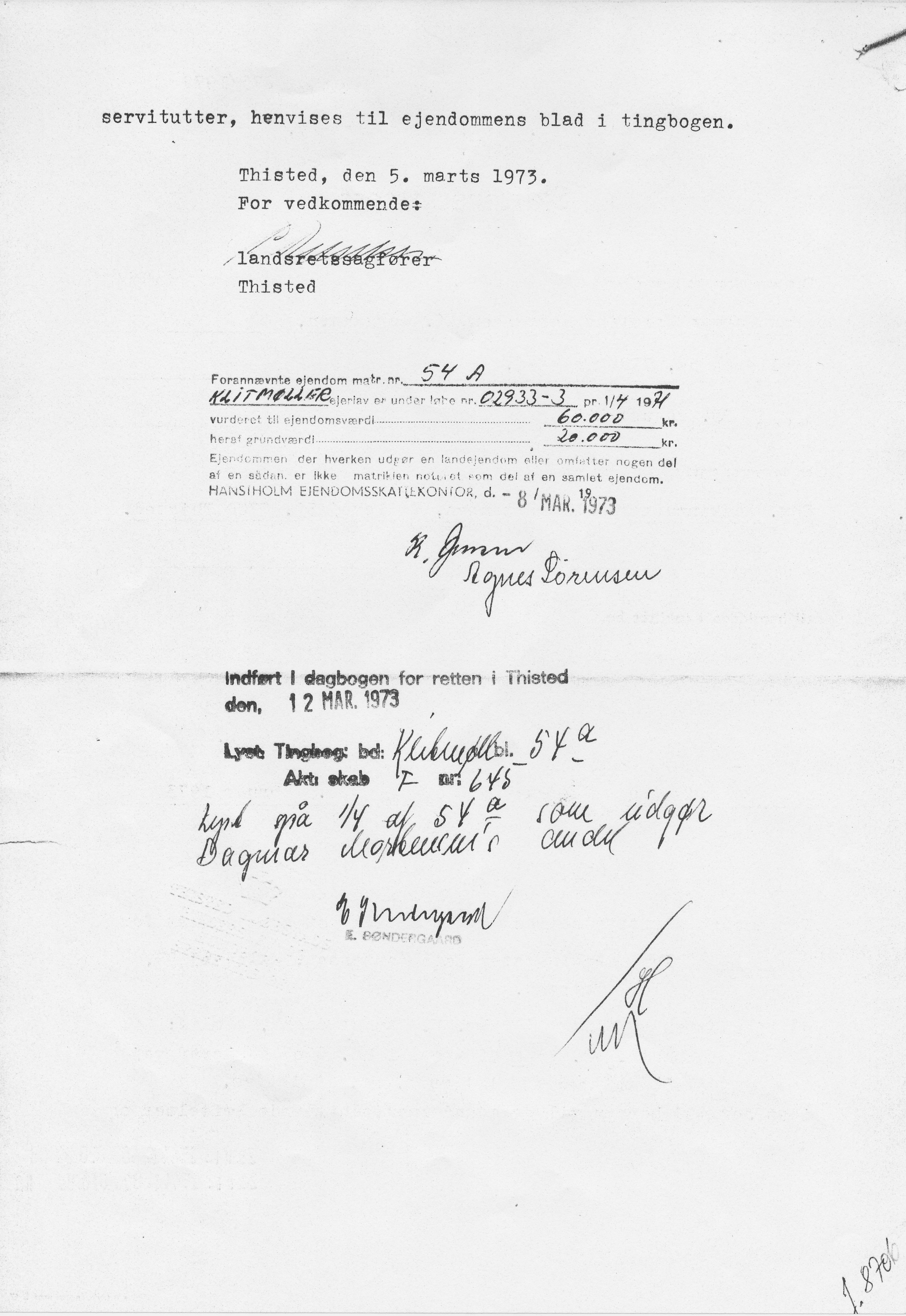 023a2 Matrnr 54 Skifteretsattest