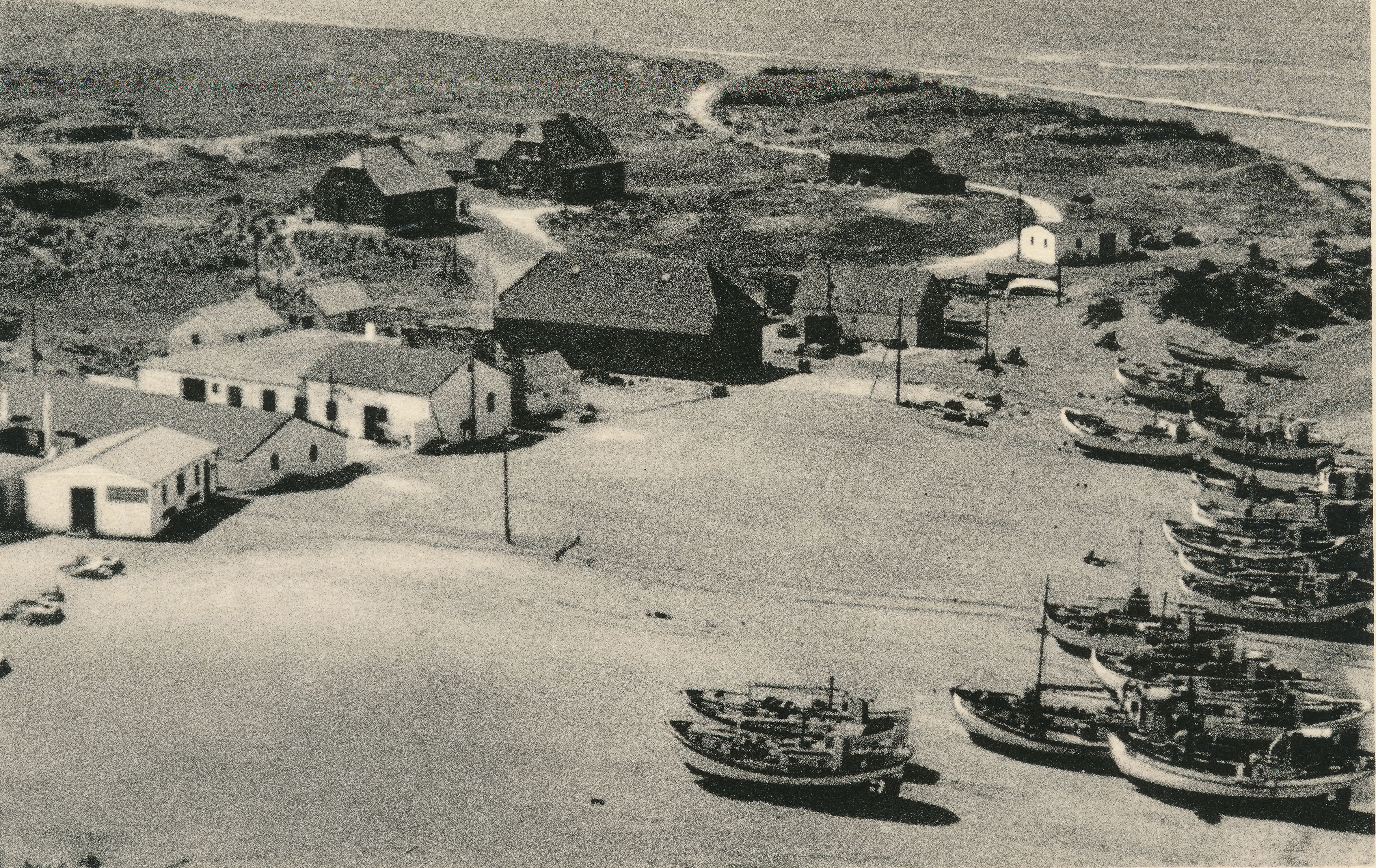 9 Matrnr 6 Landingspladsen ved rhage o 1950 1