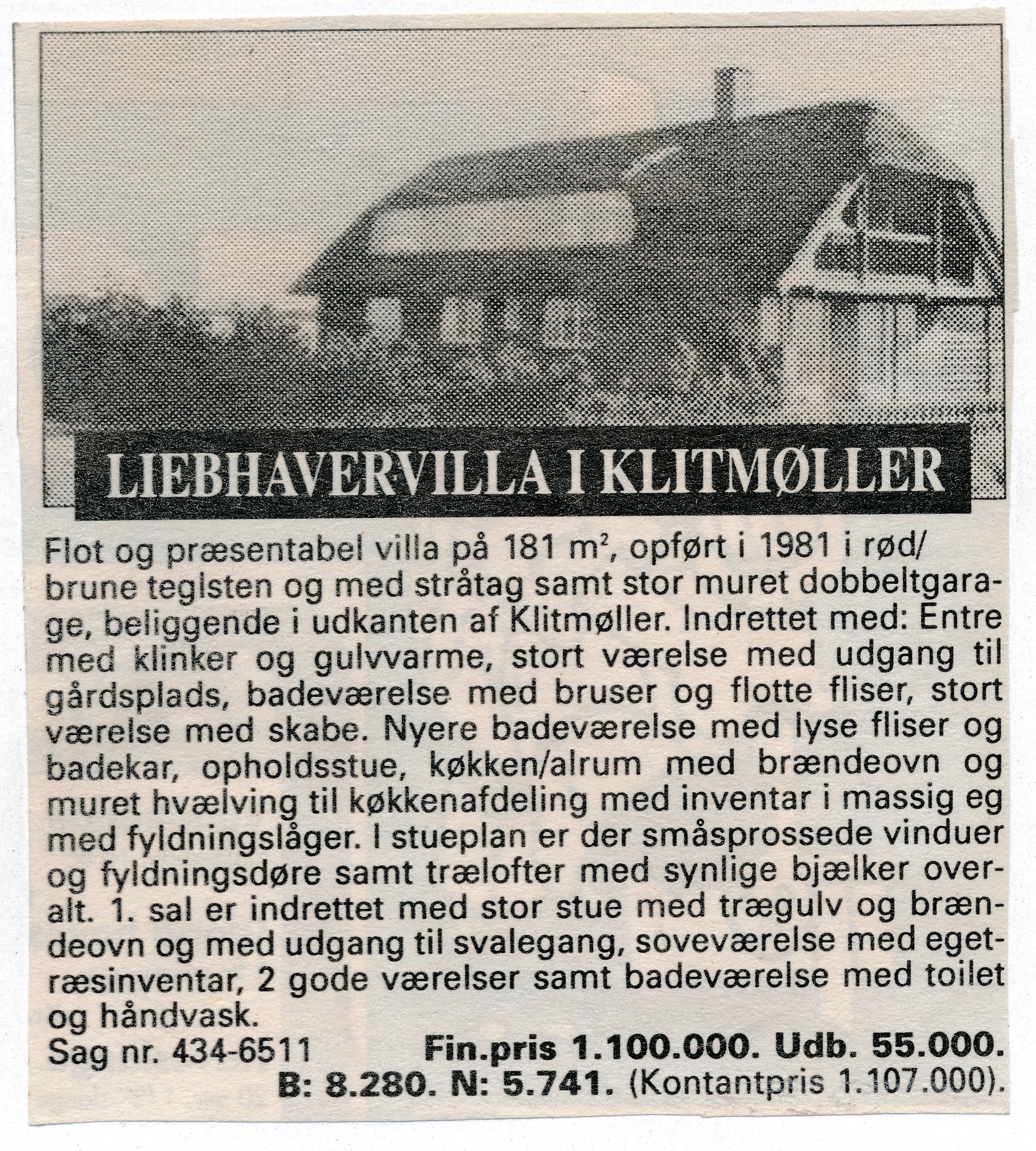 Matrnr 57ac Kjrbak 17 Hanstholm Posten 29 4 1998