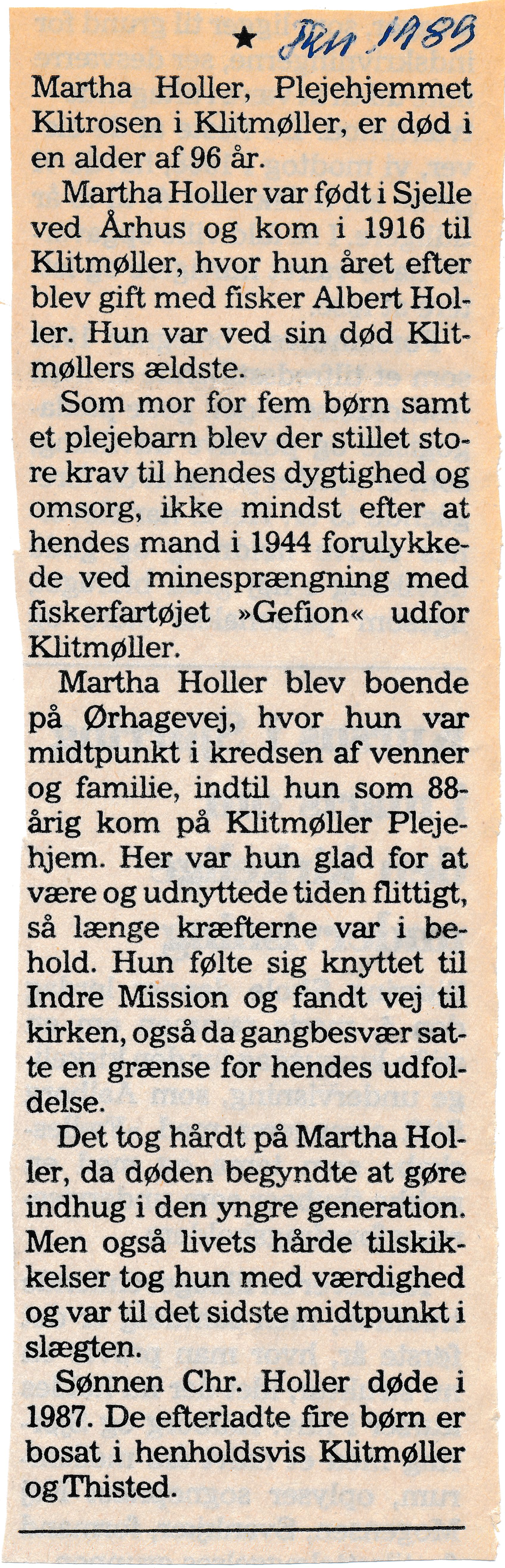 Matrnr 9 Nekrolog 1989