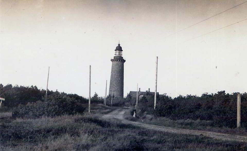 Lodbjerg nov 1939. Lodbjerg fyr